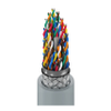 RS-232, Low Cap, #22-25pr, SR-PVC, O/A Foil+Braid, PVC Jkt, CMG -- 8325 - Image