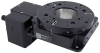 Motorized rotation stage, integrated controller and motor encoder, 360 degree rotation, 120 mm diameter, high speed, medium torque, motor down - X-RSB120AD-E01 - Zaber Technologies, Inc.