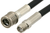SMA Female to QMA Male Cable 12 Inch Length Using RG58 Coax - PE38277-12 - Pasternack