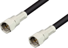 75 Ohm F Male to 75 Ohm F Male Cable 48 Inch Length Using 75 Ohm RG59 Coax - PE36141-48 - Pasternack