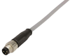 Sensor Cord, 4P, M8 Plug-Free End, 1M; Connector To Connector Harting - 53Y3518 - Newark, An Avnet Company