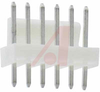 .100inch STRAIGHT HEADER;6 CIRCUITS white - 70190590 - Allied Electronics, Inc.