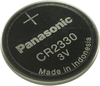 Lithium Battery, 3V, Coin Cell; Battery Voltage Panasonic Batteries - 15C6551 - Newark, An Avnet Company