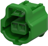 Automotive Housing, Plug, 2Pos, Green Rohs Compliant Te Connectivity - 74AJ9404 - Newark, An Avnet Company
