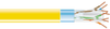 CAT6 400-MHz Solid Bulk Cable F/UTP PVC YL 1000-ft. Spool - EVNSL0604A-1000 - Black Box