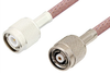 TNC Male to Reverse Polarity TNC Male Cable 48 Inch Length Using RG142 Coax - PE35230-48 - Pasternack