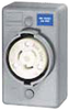 Conn, Mains Rcpt, 2P3W, 20A 250V, L6-20R, Grey; Connector Type Hubbell Wiring Devices - 35B505 - Newark, An Avnet Company