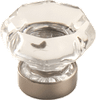 Traditional Glass Knob, Large, Satin Nickel - 814646 - HardwareSource, Inc.