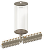 Clear View Multiple Feed Manual Lubricator, 1 gal Acrylic Reservoir, 23 Feeds, 1/8