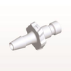 Bayonet Male Connector, Barbed, White - BC430 - Qosina Corp.