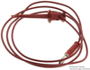 Test Lead, Red, 914Mm, 300V, 5A; Grabber Test Lead Type Pomona - 77B5973 - Newark, An Avnet Company