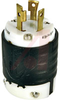 Plug, Turnlok 3 Wire Ground, IP20, 30A,125V, NEMA Config:L5-30P - 70050638 - Allied Electronics, Inc.