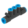 Fittings, Couplings, and Distributors - 2171-QST3-8-6-ND - DigiKey