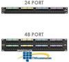Leviton 24/48-Port Voice Grade Patch Panel - 49014-J24 - TelephoneStuff.com