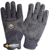 Impacto Air Glove BG408 Black/Blue Large Synthetic Leather Work & General Purpose Gloves - Uncoated - Rough Finish - 628167-32440 - 628167-32440 - R. S. Hughes Company, Inc.