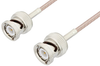 BNC Male to BNC Male Cable 48 Inch Length Using RG316 Coax, LF Solder, RoHS - PE3C2416LF-48 - Pasternack