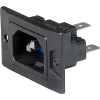 IEC Appliance Inlet C14/C18, Screw-on mounting, Front side,Quick-connect -- 6080