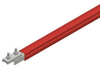 Safe-Lec 2 Conductor Bar 315A AL/SS, Red Medium Heat Polycarbonate Cover, w/ Splice Joint, 4.5M -- XA-310703-J - Image