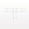 T Connector, Barbed, Natural - 11840 - Qosina Corp.