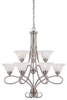 1-121-9-69 Mid. Chandeliers-Glass Up - 372279 - Capital Lighting, Inc.