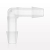 Elbow Connector, Barbed, Natural - 11819 - Qosina Corp.
