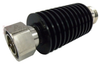 30 dB Fixed Attenuator 7/16 Male (Plug) to 7/16 Female (Jack) Up to 4 GHz Rated to 25 Watts, Brass Nickel Body, 1.25 VSWR - SA4D251-30 - Fairview Microwave Inc.