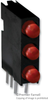 Indicator, Led Pcb, 3-Led, Red, 4Mcd; Led Color Dialight - 30K3669 - Newark, An Avnet Company