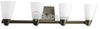 Four-Light Wall Bracket Light Fixture - P2808-74 - bulbs.com
