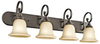 Bathroom Fixtures-Four Lights - 634080 - Light Center (The)