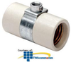 Leviton Porcelain Lampholder Keyless Side Outlet Twin  -.. - 4005 - TelephoneStuff.com
