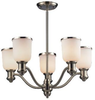 66163-5 Mid. Chandeliers-Glass Up - 606023 - Capital Lighting, Inc.