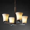POR-8829-20-WFAL-DBRZ Mid. Chandeliers-Glass Up - 670635 - Capital Lighting, Inc.
