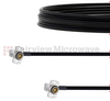 Slide-On RA BMA Jack 2 Hole Flange to RA Slide-On BMA Jack 2 Hole Flange Cable FM-SR141TBJ Coax in 12 Inch - FMCA1615-12 - Fairview Microwave Inc.