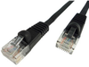 5' Cat6 Flat Patch Cable, Black - 100737BK - Computer Network Accessories, Inc.