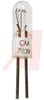 Lamp; Incandescent, T-1 Bi-Pin, 28 V; 0.024 A; 0.15 MSCP; 4000 hrs - 70152619 - Allied Electronics, Inc.