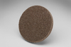 3M Scotch-Brite XL-UR Unitized Aluminum Oxide Medium Deburring Wheel - Coarse Grade - Quick Change Attachment - 3 in Diameter - 17195 -- 048011-17195 - Image