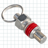 Hand-Retractable Stainless Steel Pull Ring Plunger - Image