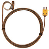 Digi-Sense Type-K Hose Clamp Probe 1.25 - 2.25 OD Mini Conn GRD 10Ft SS Braid Cable -- GO-08469-42