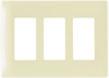 Decorative Finish Screwless Wall Plates with Decorator Openings - SWP263WA - Legrand