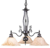 9433MB/AM Mid. Chandeliers-Glass Down - 722335 - Capital Lighting, Inc.