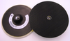 3M 77751 Hard Black Disc Pad - 8 in DIA - 5/16 in Thick - 5/8 - 11 Internal Thread Attachment - 051144-77751 - R. S. Hughes Company, Inc.