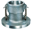 Aluminum Female Coupler x 150# ASA Flange Drilling -- FL-AL-D200 - Image