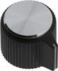 Straight Knurled Knob, Black, 19.3Mm; Shaft Type Alcoswitch Te Connectivity - 26F816 - Newark, An Avnet Company