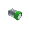 Spring Loaded Plunger, Thread-in, Small Size, Without hold-open feature, Steel, Green Knob - 56-180-014 - Southco