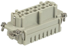 Heavy Duty Insert, Rcpt, 16Pos+Pe, 14Awg; Product Range Harting - 67AC7079 - Newark, An Avnet Company