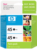 HP 45 C6650FN OEM Blk Ink Twin Pack - 102007466 - LaserCycle