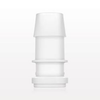 Sanitary Flange, Barbed, Natural, Pre-Attached Gasket - 61805 - Qosina Corp.