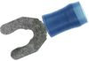 Terminal, Spade/fork, #8, Crimp, Blue, Full Reel; Product Range Amp Te Connectivity - 23AH2813 - Newark, An Avnet Company