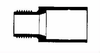 Special Piping Components:Hose Fittings Adapter:MHT x Slip -- 536-005 MHT x Slip - Image
