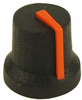 Soft Touch Knob, Rubber, Blk/org, 16.2Mm; Shaft Type Multicomp Pro - 02AH4543 - Newark, An Avnet Company